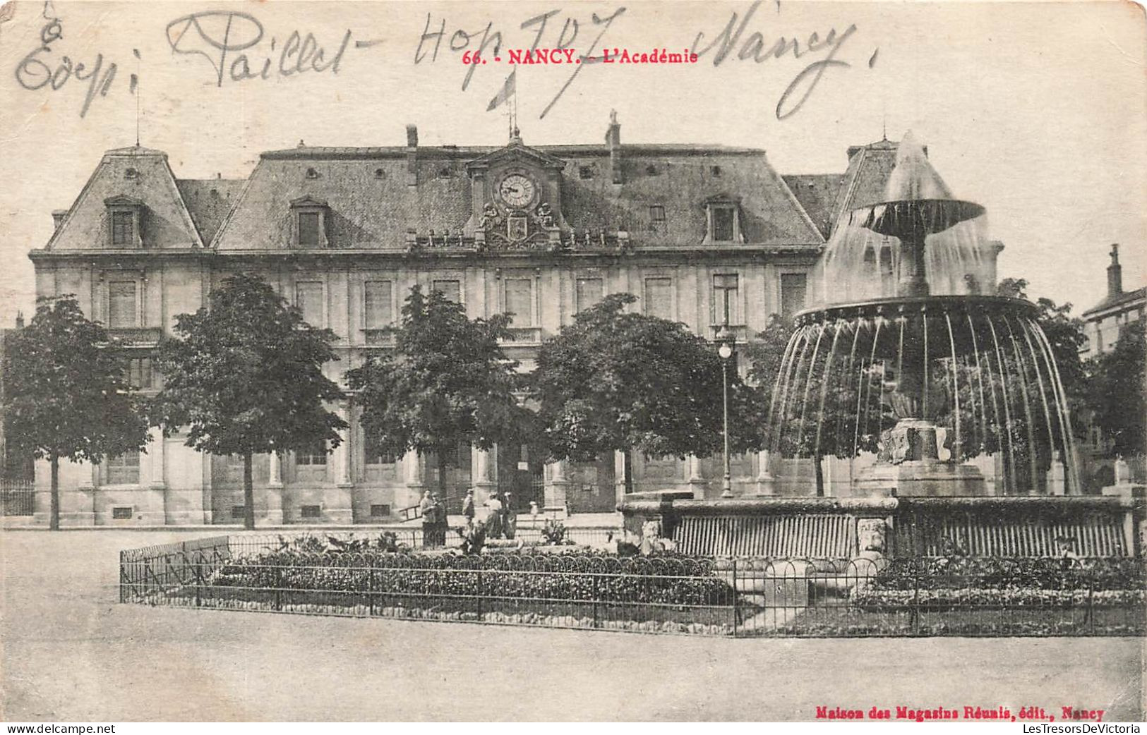 FRANCE - Nancy - Vue Générale De L'académie - Carte Postale Ancienne - Nancy