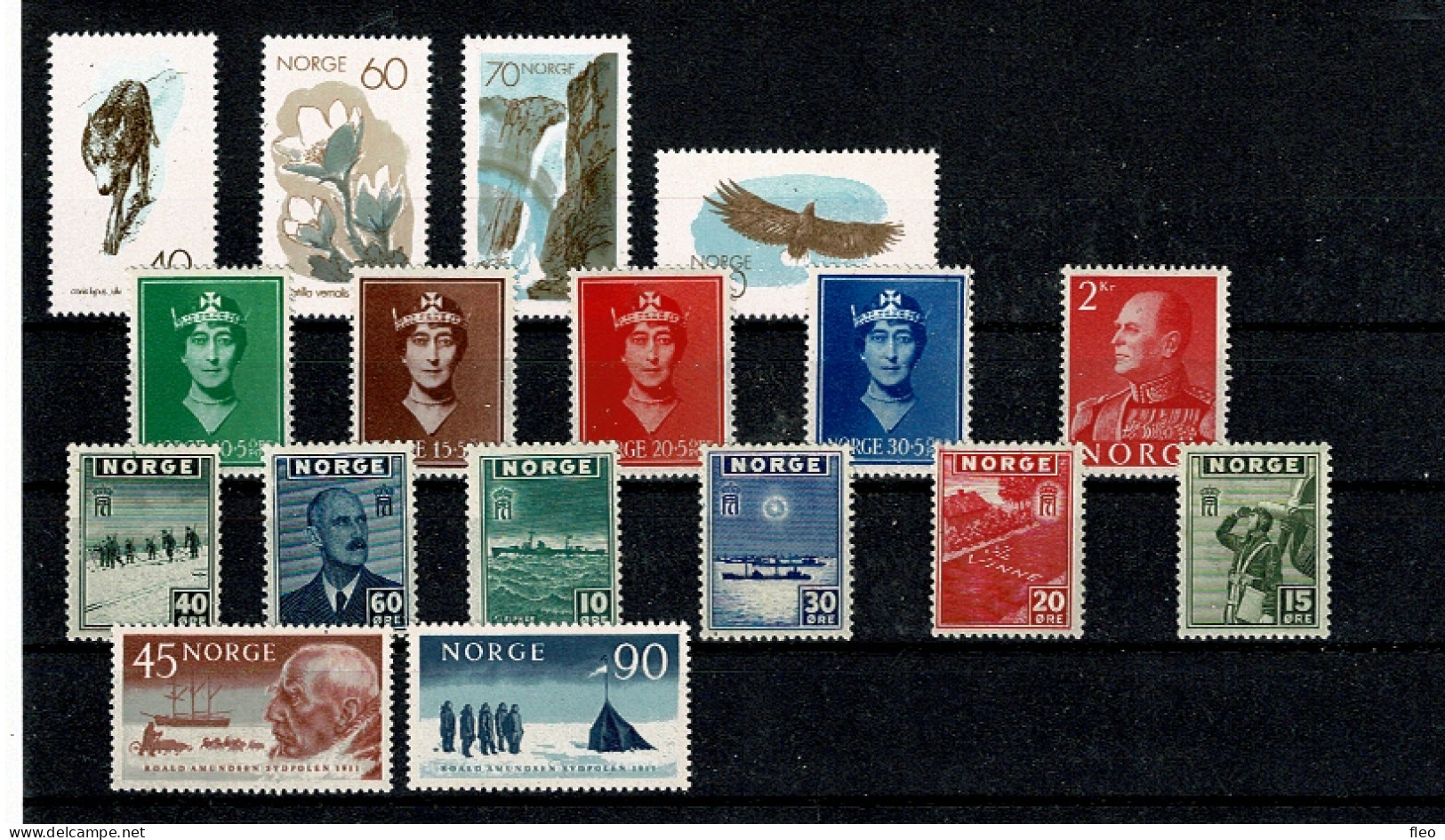 1939/1961 Norway/Norge  Series** - Nuovi