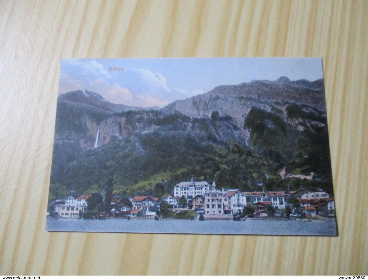 CPA Brienz (Suisse).Vue Générale. - Brienz