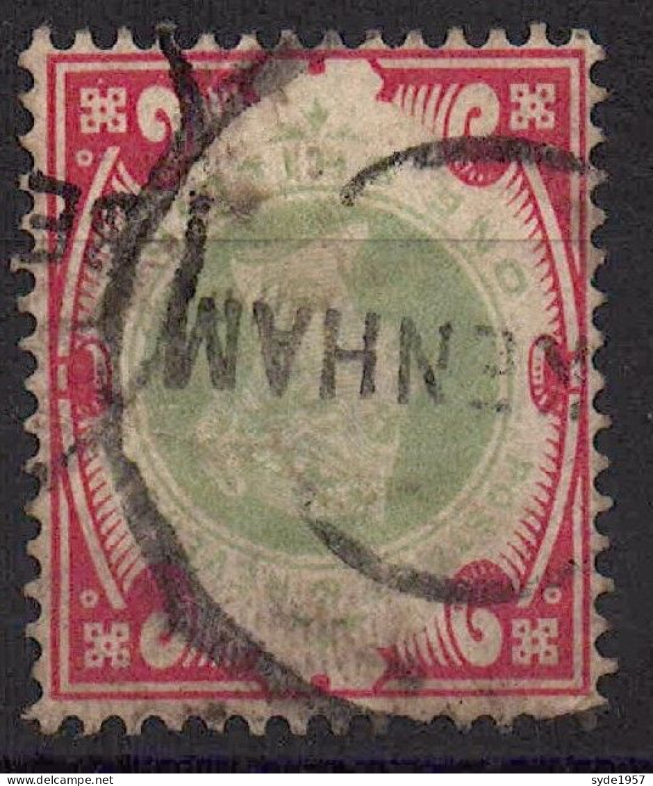 Grande Bretagne -  1887-1900 Y&T N°104 - Michel N°98 - 1s Reine Victoria - Oblitéré Cote >100€ - Oblitérés
