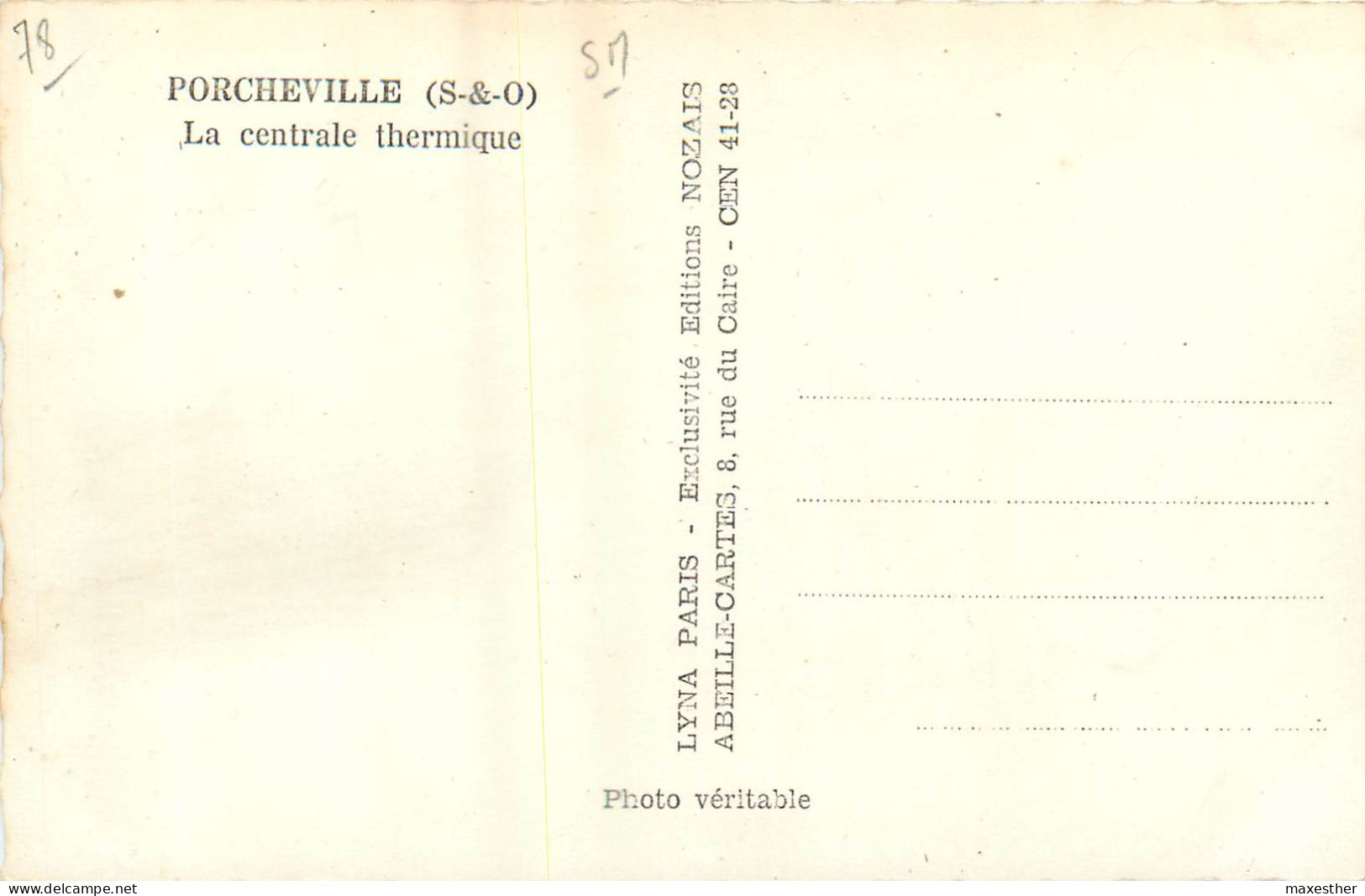 PORCHEVILLE La Centrale Thermique - SM - Porcheville