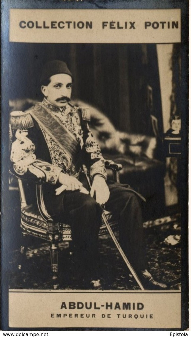 ► Abdül-hamid II السلطان عبد الحميد الثاني Sultan Empire Ottoman Turquie  Photo Felix POTIN 1900 - Félix Potin