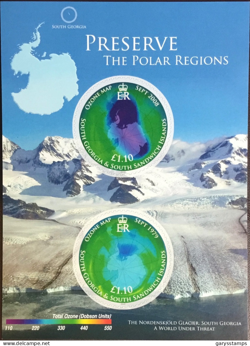 South Georgia 2009 Polar Preservation Minisheet MNH - Südgeorgien