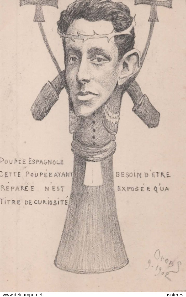 CPA  ORENS Denizard - Caricature - Poupée Espagnole - Besoin D'être Réparée .... - 1902 - Orens