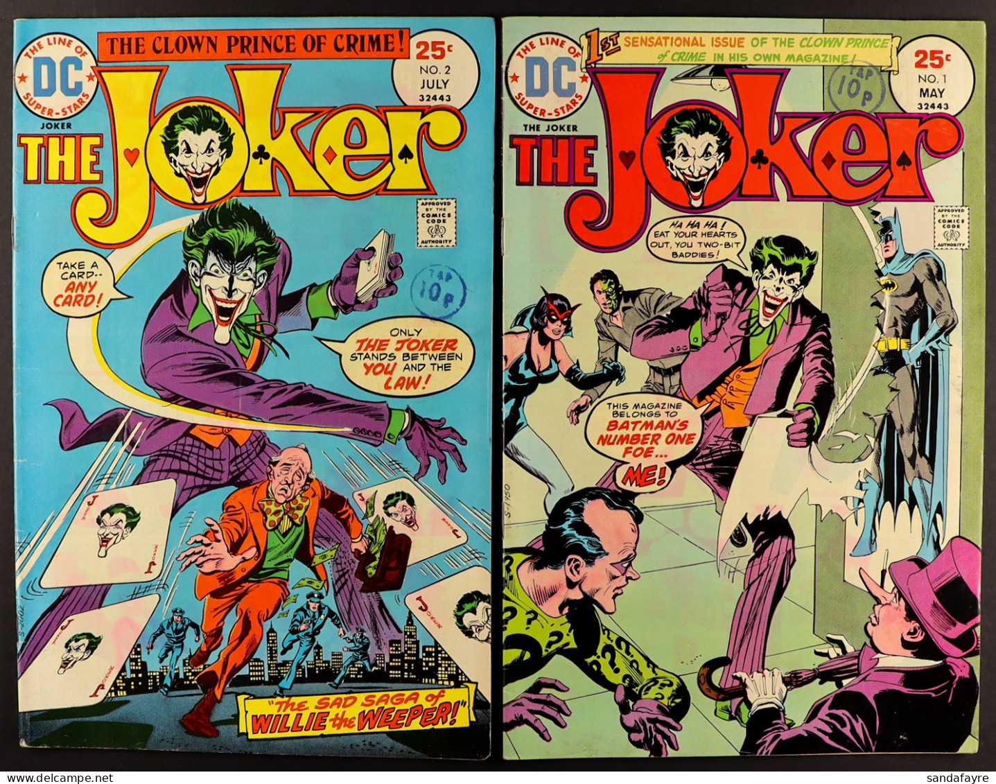 DC COMICS - BATMAN, BATGIRL AND THE JOKER. Comprises Of 'The Joker' (1-3, 1975), 'Batgirl Special' (#1, 1988), 'The Dark - Other & Unclassified