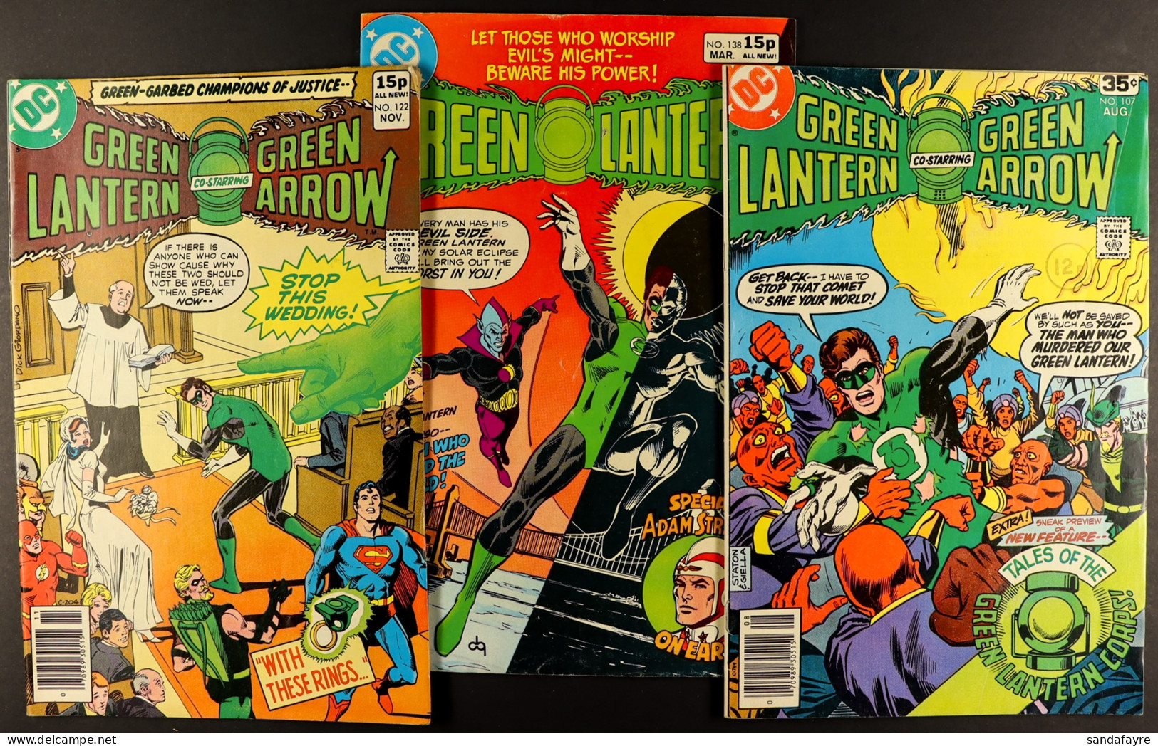 DC COMICS - GREEN LANTERN 1978 - 1988. Comprising Of 70 'Green Lantern' Issues From 107 - 200, 'The Green Lantern Corps' - Other & Unclassified