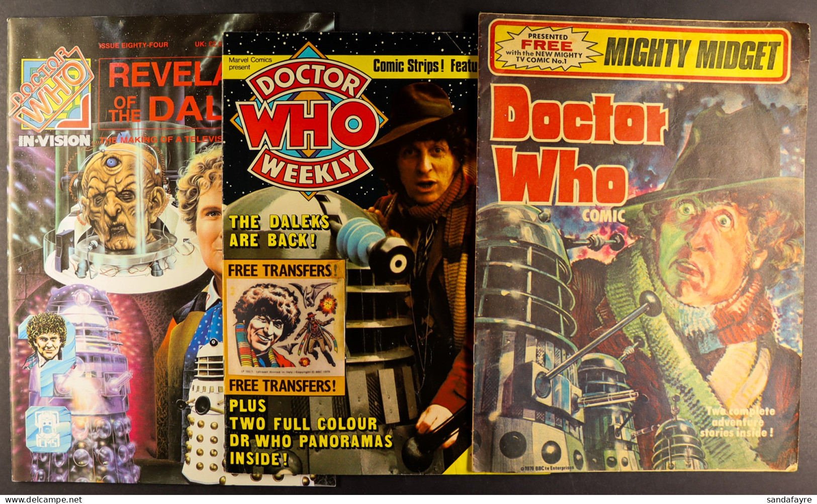 DR WHO  - MAGAZINE RANGE. A Variety Of Magazines, Fanzines, Comic Books And Other Ephemera. Includes Dr Who Weekly (No 1 - Sonstige & Ohne Zuordnung