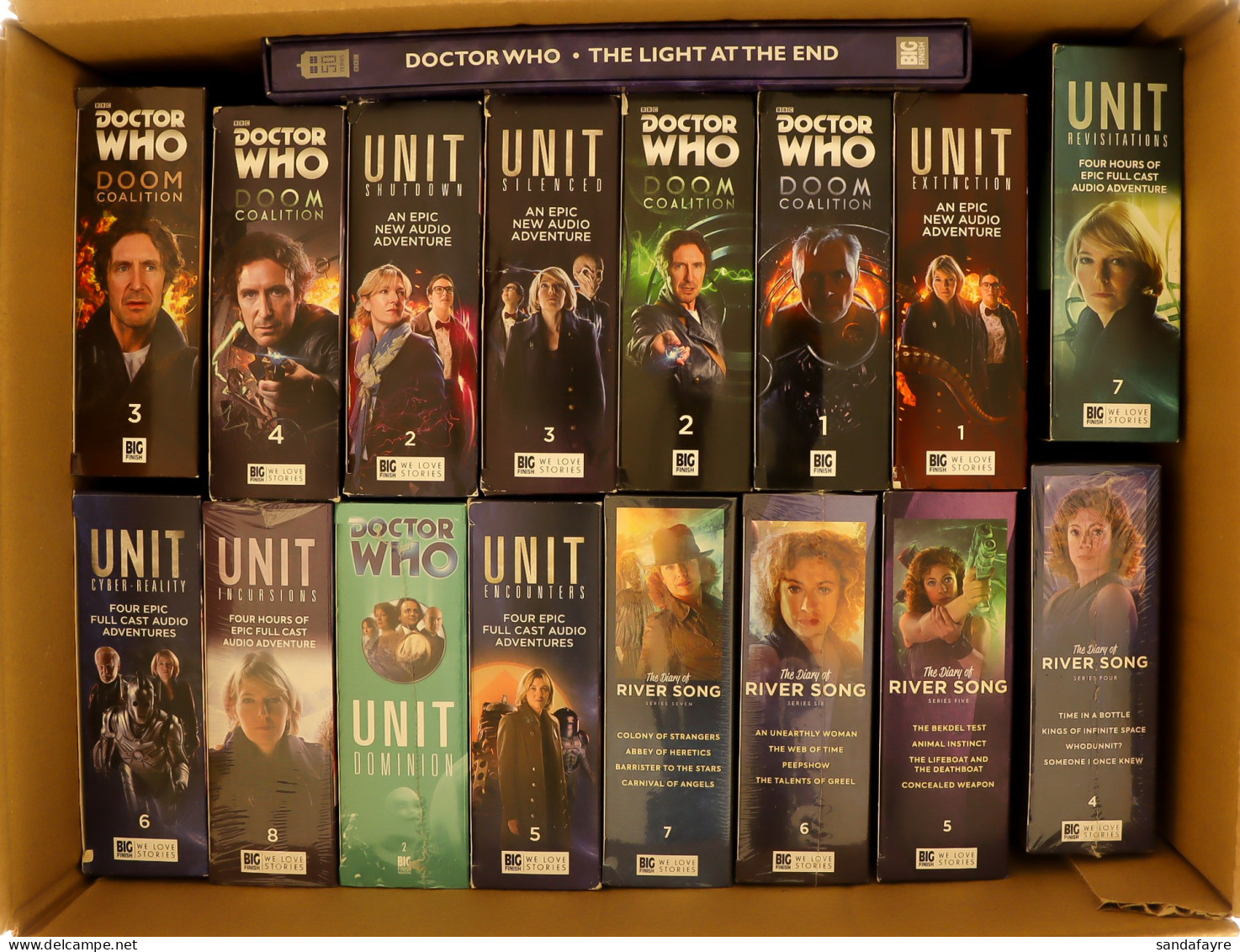 DR WHO - AUDIO CD BOX-SETS. Includes 'Dark Eyes' (1-4), 'Unit' (8 Different Titles), 'Doom Coalition' (1-4), 'The Diary  - Other & Unclassified