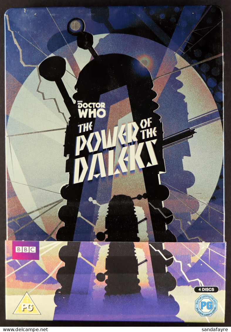 DR WHO - BLU-RAY DISCS Consists Of 'The Power Of The Daleks' 4 Discs In Tin-style Case; Complete Series, 7, 8 And 10; Ch - Sonstige & Ohne Zuordnung