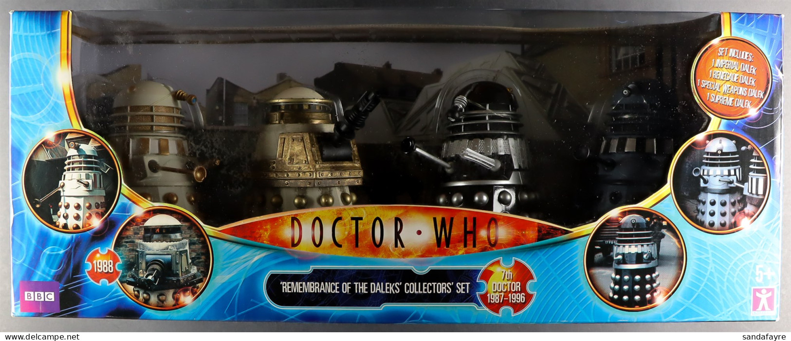 DR WHO - DALEK SELECTION In Unopened Boxes. Comprising Of 'The Chase Collectors' Set', 'Remembrance Of The Daleks' Colle - Other & Unclassified