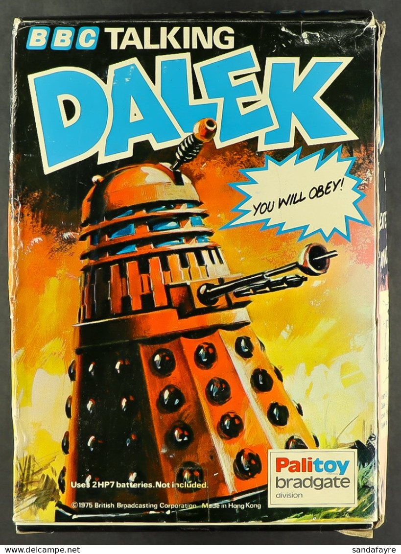 DR WHO - DALEK SELECTION. Includes BBC Palitoy Talking Dalek (boxed), 2 Radio Controlled Daleks (one Boxed But Has Weapo - Other & Unclassified