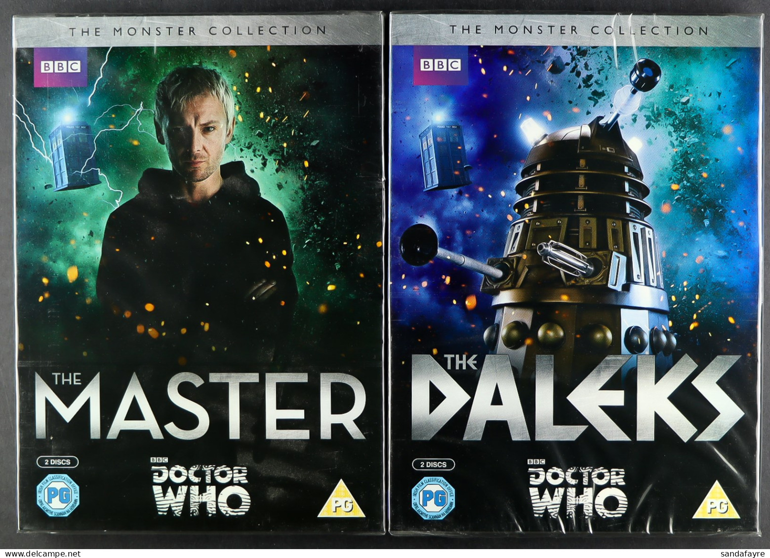 DR WHO - DVD SELECTION. Comprises Of X From 'The Monster Collection', 'The Five Doctors' 25th Anniversary Edition, 'The  - Sonstige & Ohne Zuordnung