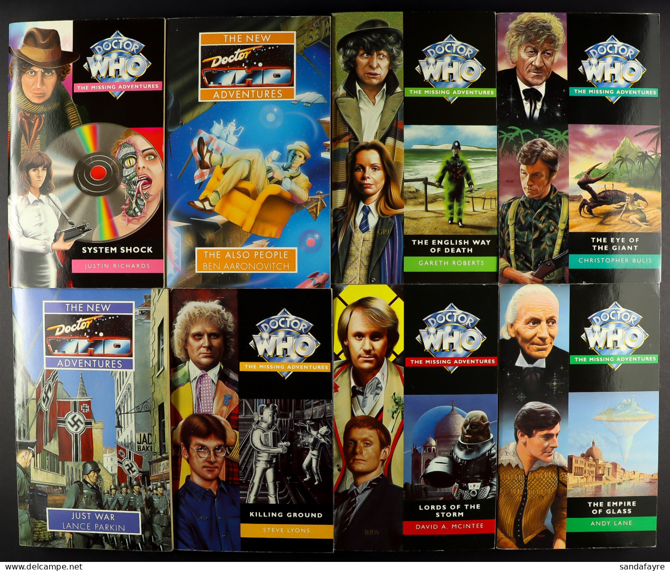 DR WHO - PAPERBACK NOVELS. The Missing Adventures And The New Adventures (Virgin Publishing). Approximately 80. Generall - Andere & Zonder Classificatie