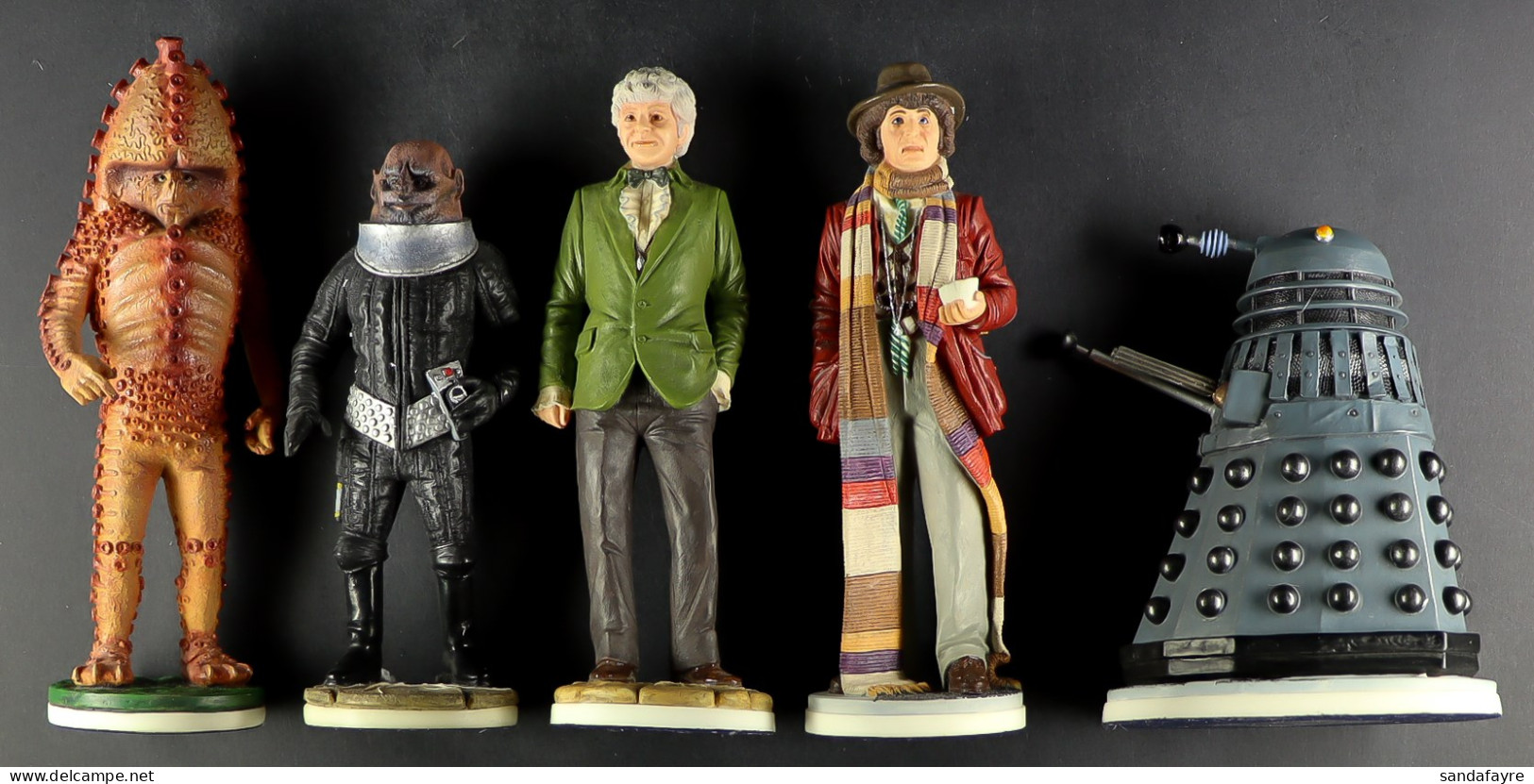 DR WHO - ROBERT HARROP HAND PAINTED FIGURINES. Limited Edition Fiigurines Comprising Of Santaran Linx WHO 04, 057/500, F - Other & Unclassified