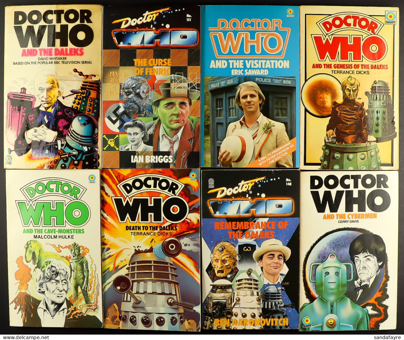 DR WHO - TARGET PAPERBACK NOVELS. Approximately 160 Books. Generally Good. - Andere & Zonder Classificatie