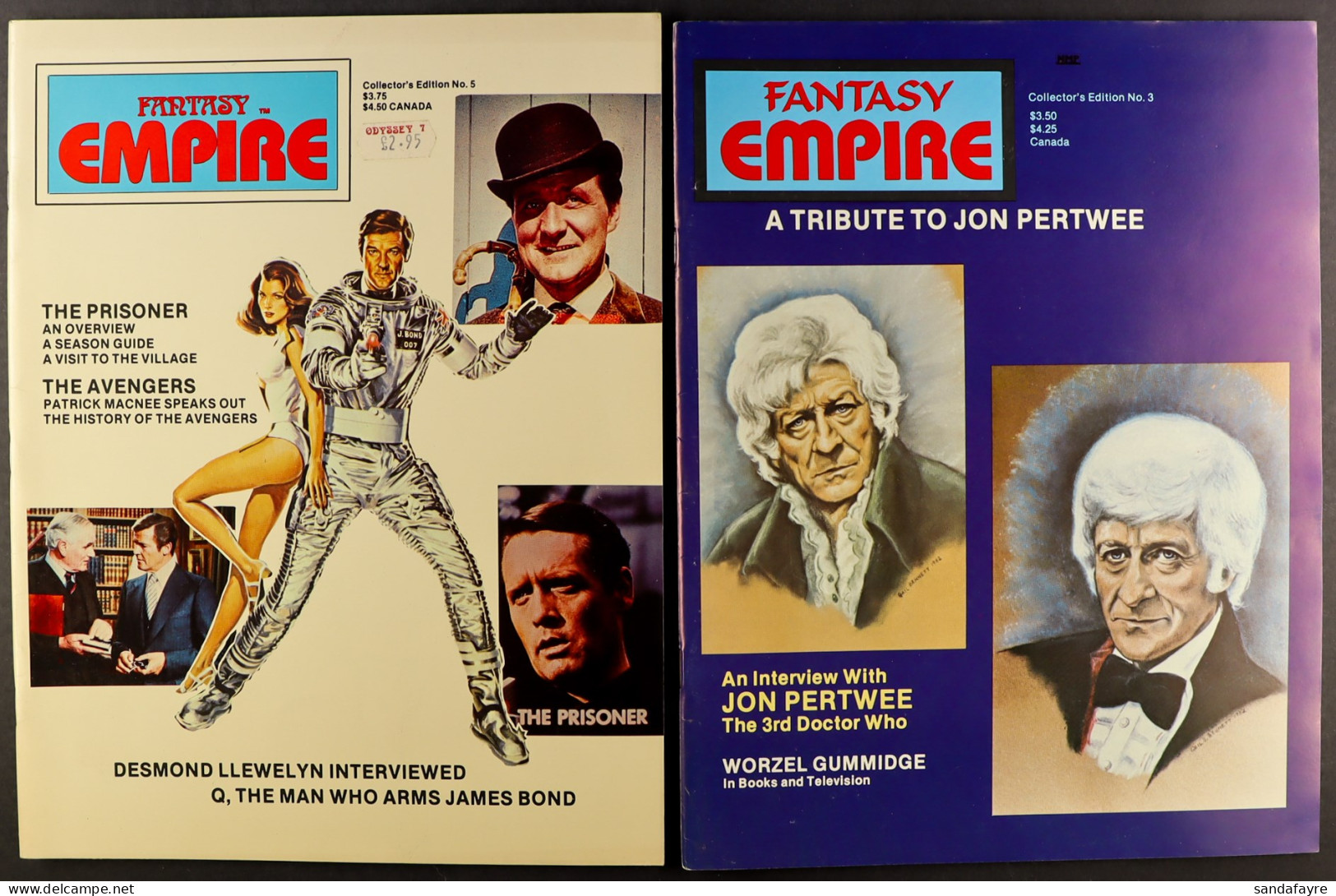DR WHO RELATED - 1980s FANTASY EMPIRE MAGAZINES. 22 Different Magazines. Includes #1-3 (1984).Â  - Autres & Non Classés