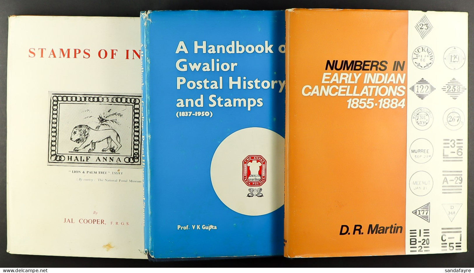 LITERATURE & CATALOGUES Includes INDIA Cooper 'Stamps Of India', Gupta 'Gwalior Postal History & Stamps, Martin 'Numbers - Autres & Non Classés