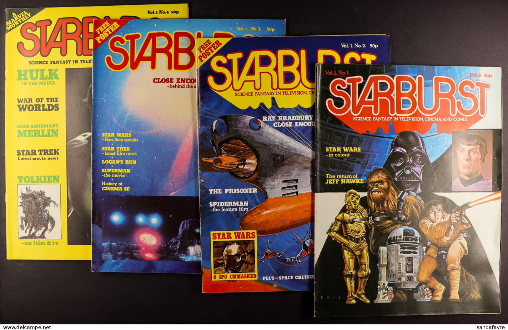 MAGAZINES - STARBURST From No 1 To 260. Includes 1-11, 13-27, 29-34, 36-51, 20 Issues Between 55-96 And The Rest Thereaf - Andere & Zonder Classificatie