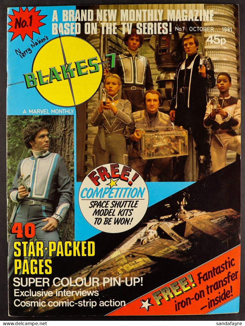 MAGAZINES - BLAKE'S 7. Comprises Of # 1-6, 8 And A Summer Special. No Transfer With # 1. (8) - Autres & Non Classés