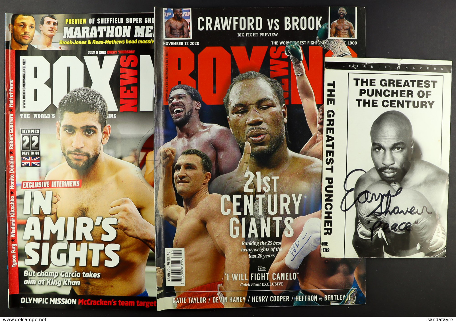 MAGAZINES - BOXING NEWS 2006 - 2021. Approximately 440 Magazines. Nearly All Are In Protective Punched Pockets. - Autres & Non Classés