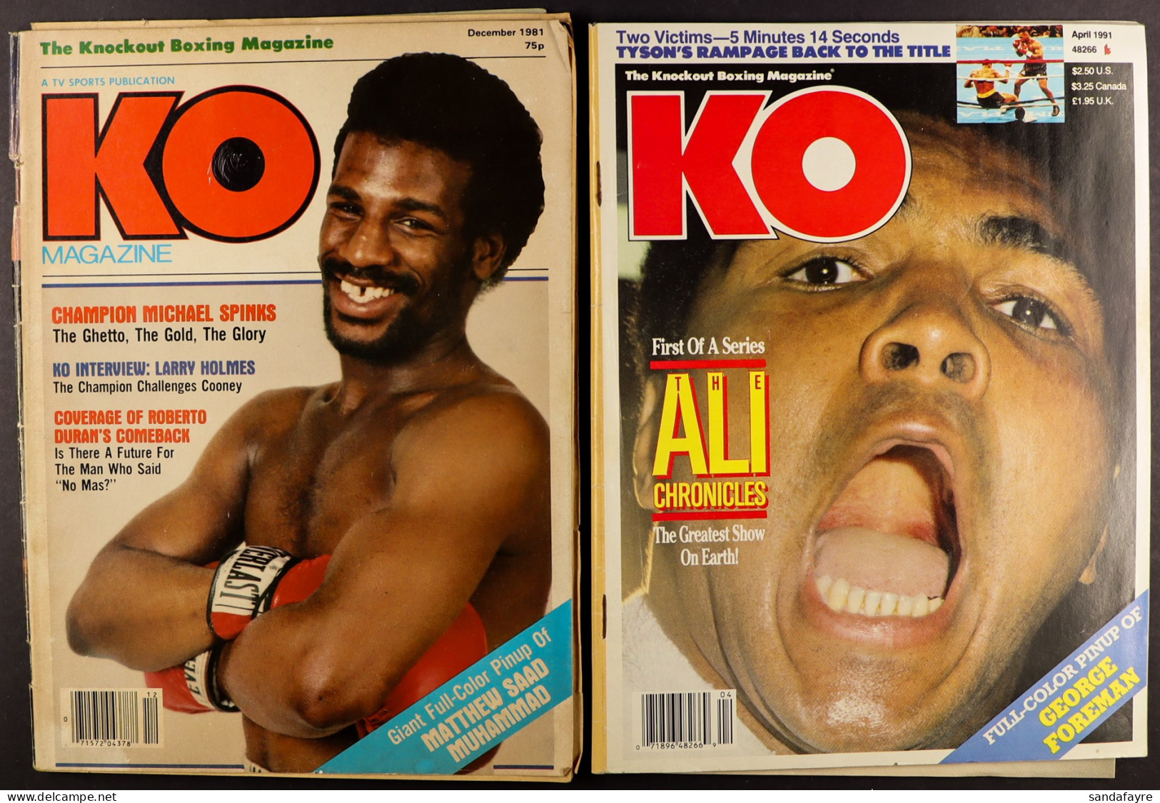 MAGAZINES - BOXING. Comprises Of The Ring (2004-2016) X 30, K.O. (1981 - 2004) X 24, And Boxing Monthly (1989 - 2017). - Autres & Non Classés
