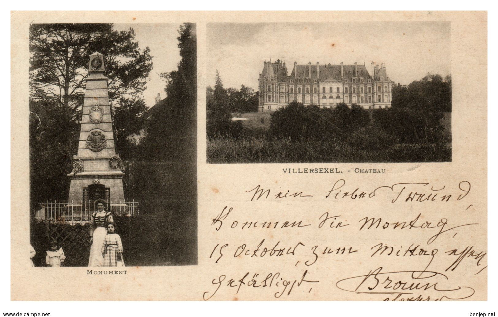 Villersexel - Château - Monument (deux Vues) - Villersexel