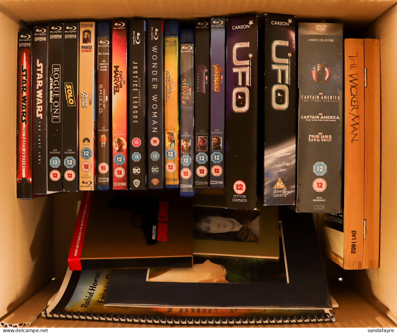TV AND FILM - SCI-FI SELECTION. Includes 13 Blu-ray Discs: Star Wars - 'The Force Awakens', The Last Jedi', 'Rogue One'  - Other & Unclassified