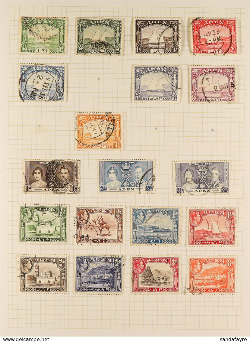 COMMONWEALTH COLLECTION Of Fine Used Stamps In 5 Albums, Spans 1937 To 2000 From Aden Onwards With Many Complete Sets. C - Other & Unclassified