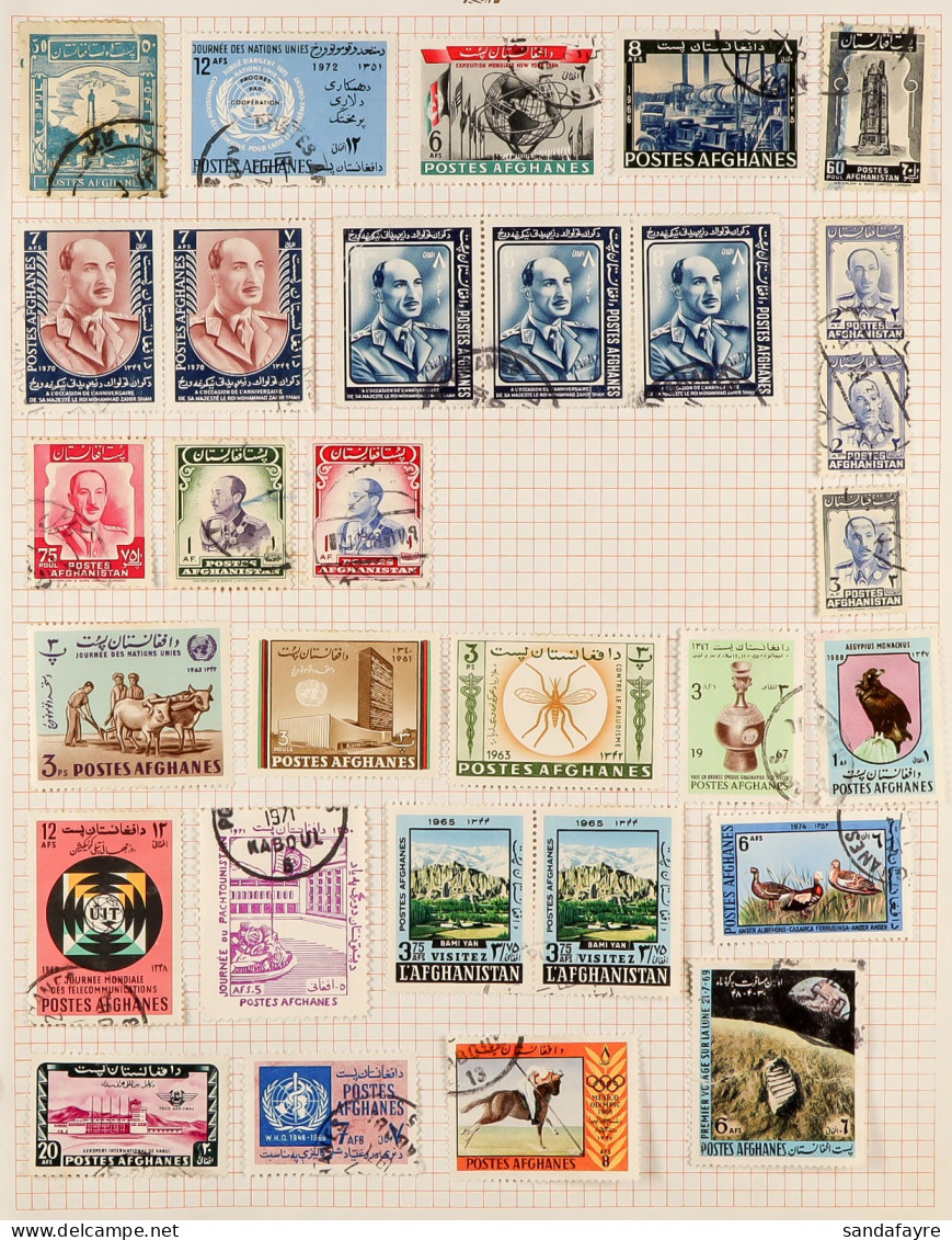 1841-2000's EXTENSIVE WORLD COLLECTION In 20 Albums, Mostly 20th Century Mint & Used Stamps, We See Afghanistan Through  - Other & Unclassified