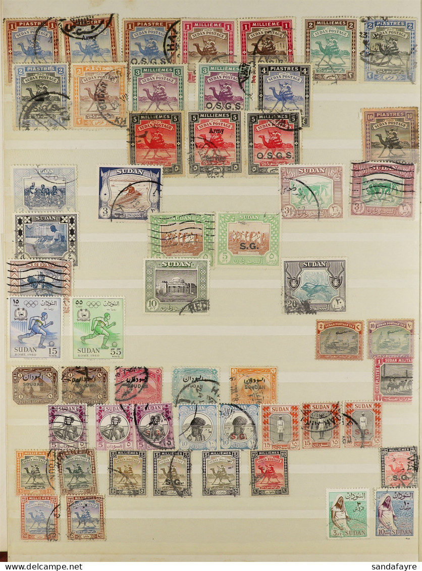 WORLD WIDE IN STOCKBOOK. Mint & Used Stamps Incl Commonwealth Such As North Borneo, Sudan, Ceylon, Qatar, Kuwait, Belize - Sonstige & Ohne Zuordnung