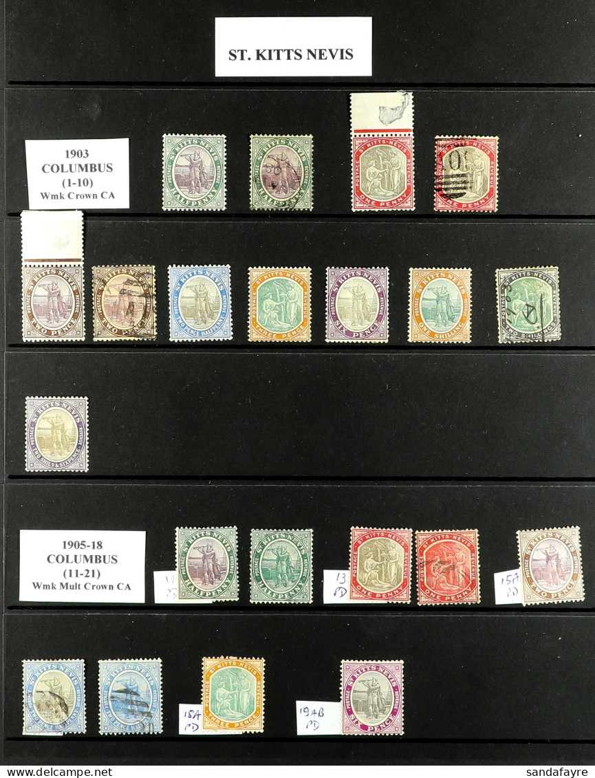 DOMINICA - AND THE SAINTS! 1860's - 1958 COLLECTION Of Over 700 Chiefly Mint / Never Hinged Mint Stamps On Protective Pa - Other & Unclassified