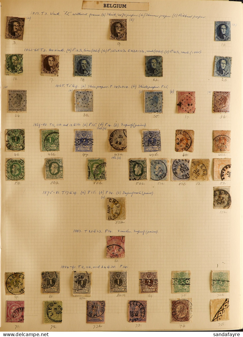 1850's - 1960's MINT & USED COLLECTION In A Large Rapkin Album, Note Belgium & Colonies, Portugal & Colonies, Spain & Co - Andere & Zonder Classificatie
