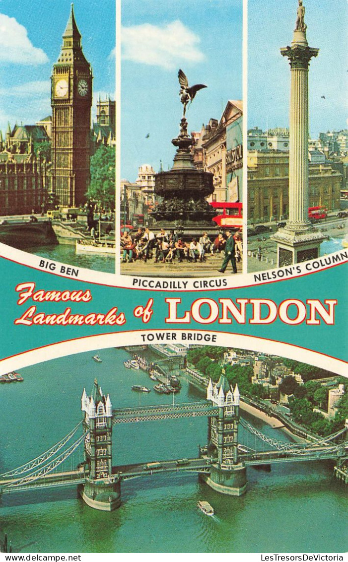 ROYAUME UNI - Londres - Multivues - Colorisé - Carte Postale - Autres & Non Classés