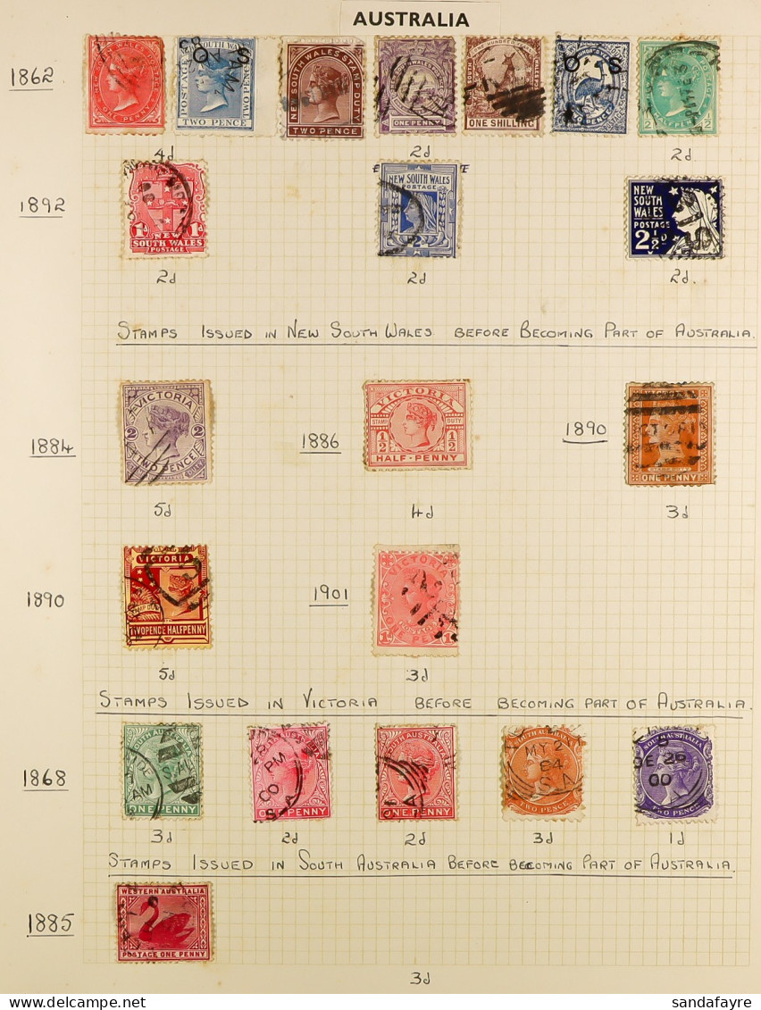 BRITISH COMMONWEALTH Late 19th Century To 1960's Mint & Used Stamps In Four Albums, Includes Malta 1914-21 To 2s & 1948- - Other & Unclassified