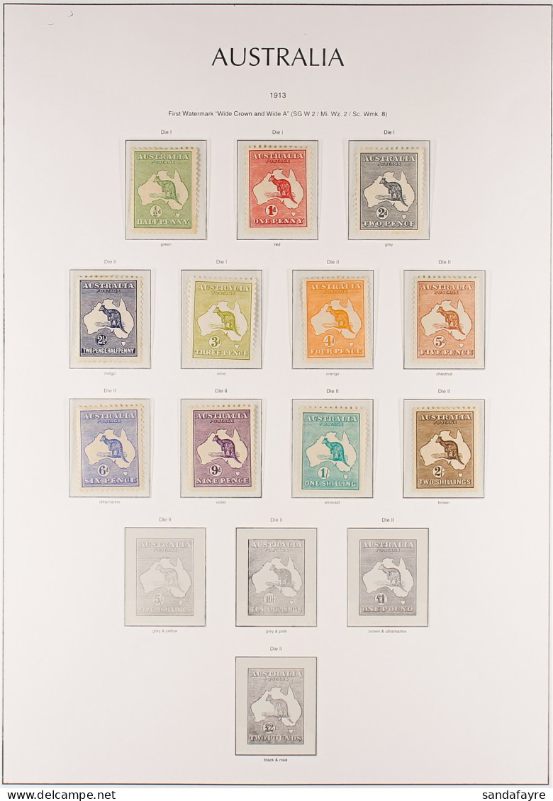 1913-14 Complete Set To 2s, SG 1/12, Fine Mint, Cat Â£1042 (11 Stamps) - Other & Unclassified