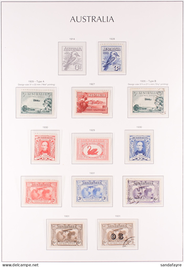 1927 - 1947 COLLECTION On Hingeless Album Pages, Of Mint (many Never Hinged) & Used Stamps, Includes 1928 Exhibition Min - Autres & Non Classés