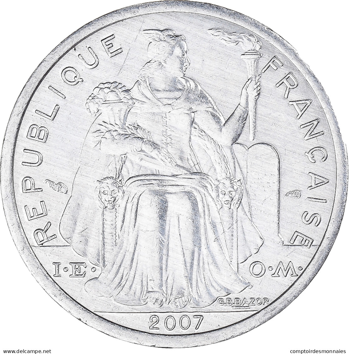 Nouvelle-Calédonie, Franc, 2007 - Nouvelle-Calédonie