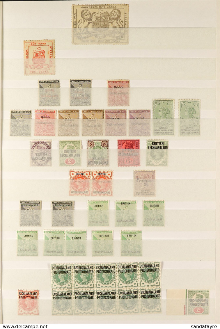 1884 - 1965 MINT COLLECTION Of 90+ Stamps On Stock Book Pages, Somewhat Semi-specialised Such As The 1897 Opt'd Set With - Sonstige & Ohne Zuordnung