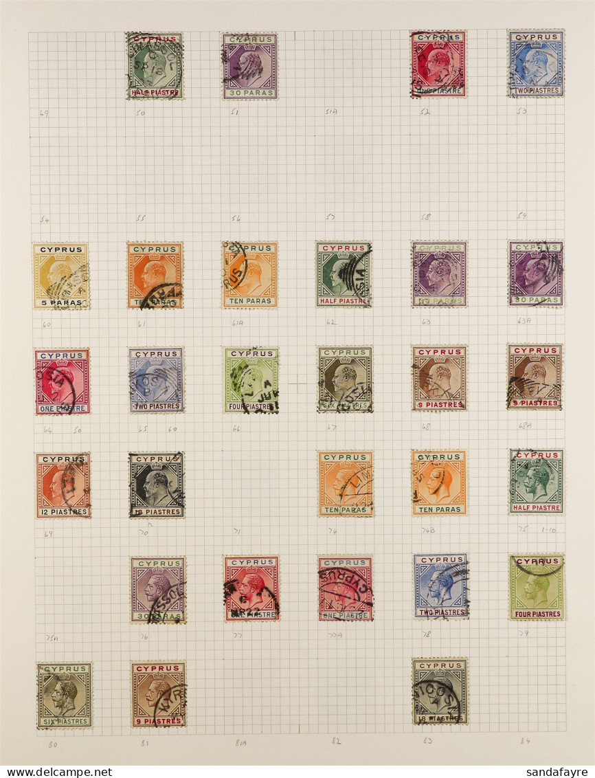 1902 - 1949 COLLECTION Of Used Stamps On Album Pages, Comprehensive With Many Sets And Higher Values. Stc Â£1100+ Not In - Sonstige & Ohne Zuordnung