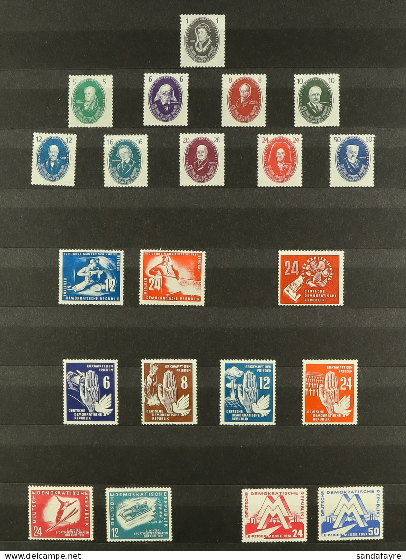 1949 - 1956 COLLECTION Of Mint Stamps & Miniature Sheets, Note 1950 Debria M/sheet, Academy Set, 1951 Friendship With Ch - Sonstige & Ohne Zuordnung