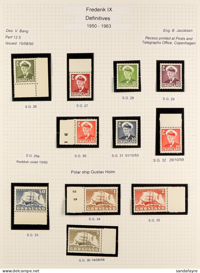 1950-1992 COMPREHENSIVE NEVER HINGED MINT COLLECTION On Pages, Highly Complete For The Period. Very Fine & Fresh. (appro - Andere & Zonder Classificatie