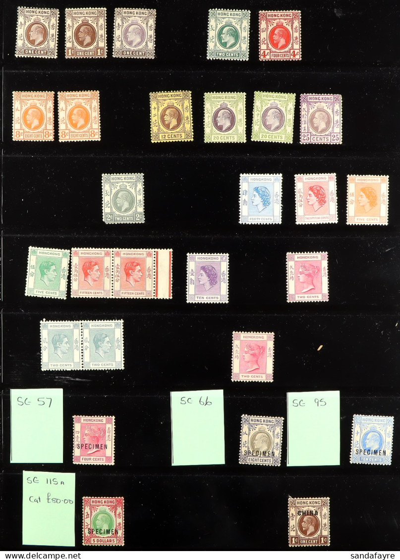 1900-1960's FINE MINT RANGES On Pages, Some Stamps Are Never Hinged. Includes 1900-01 4c 'Specimen' Unused, 1903 8c & 19 - Andere & Zonder Classificatie