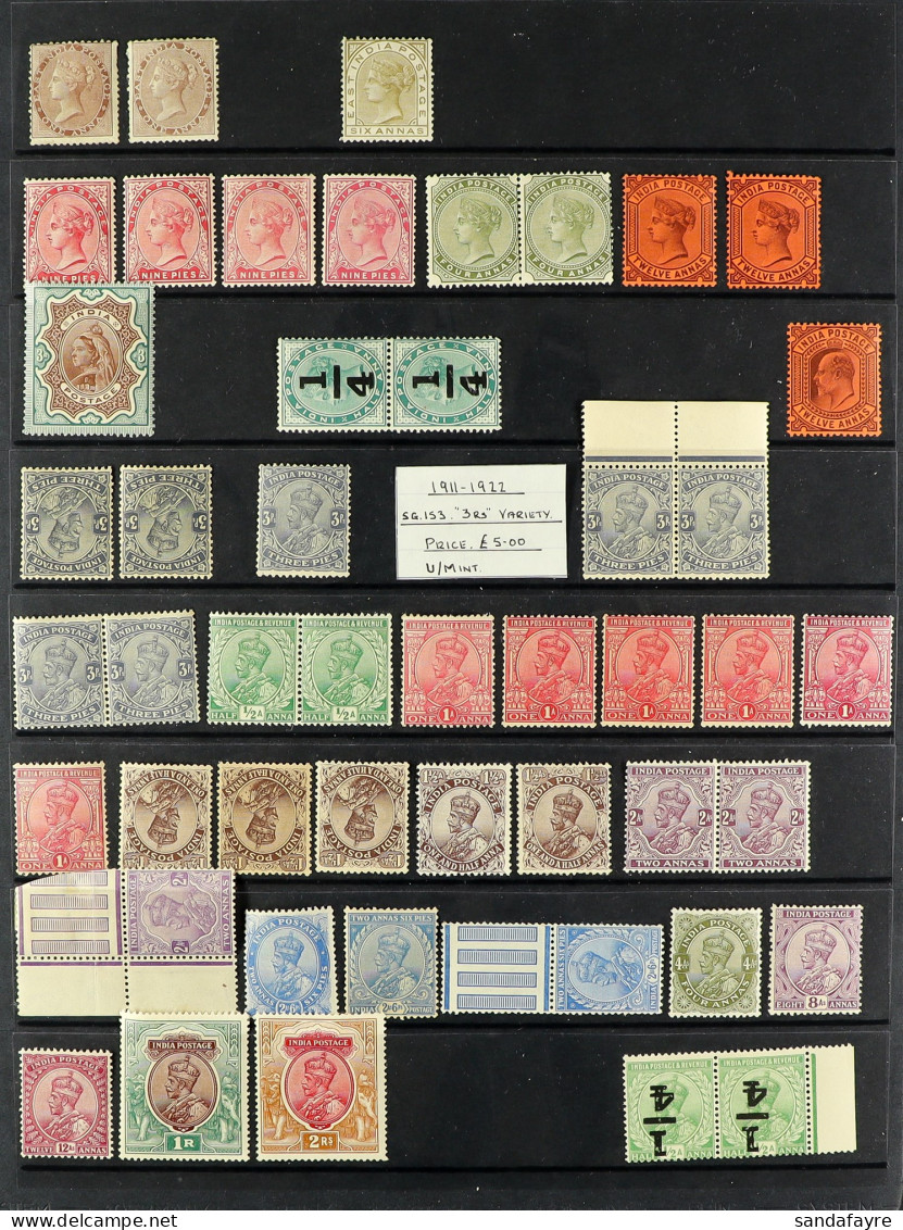 1865 - 1949 MINT / SOME NEVER HINGED COLLECTION With Some Semi-specialisation On Protective Pages, Note 1865 1a (2 Examp - Other & Unclassified