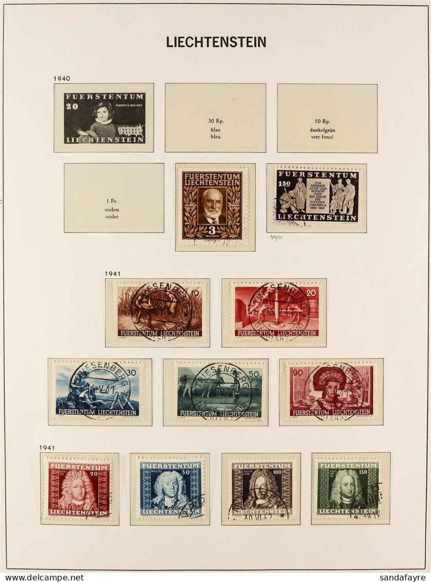 1940 - 1969 USED COLLECTION With A High Level Of Overall Completion, In A Hingeless Davo Album. Very Fine, Stc â‚¬2,350+ - Autres & Non Classés