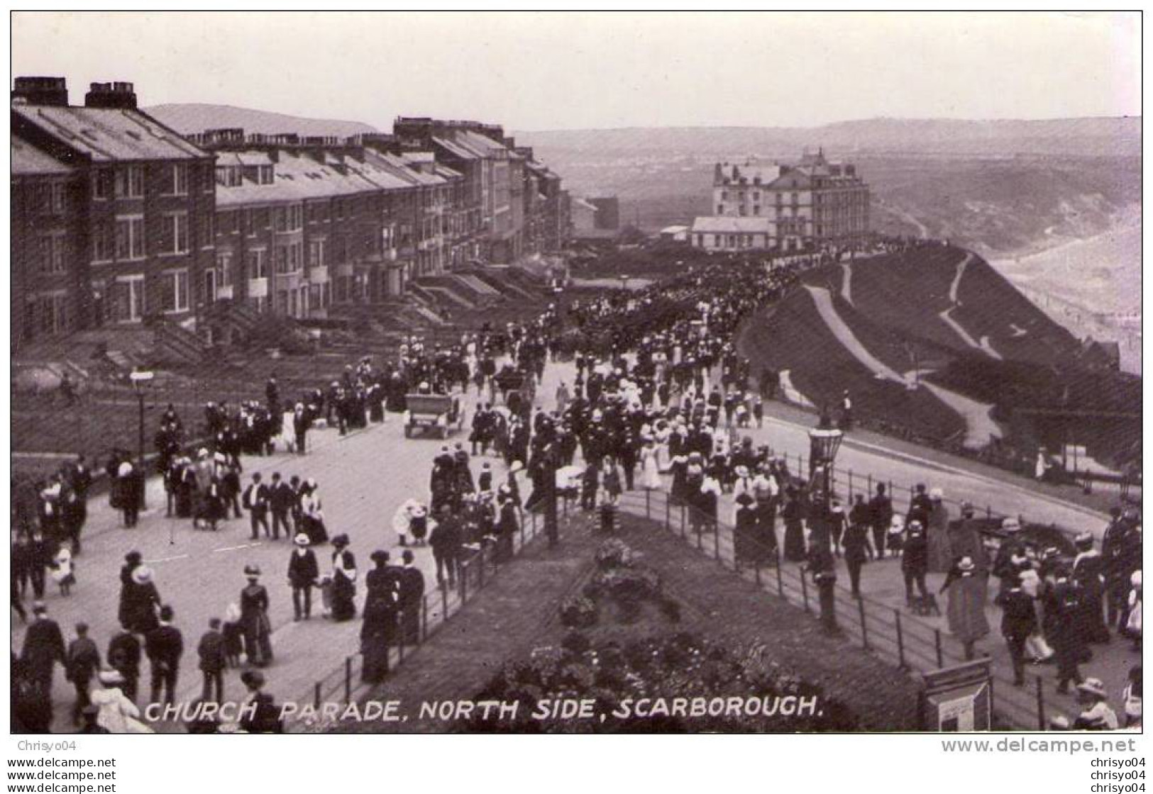 ANGLETERRE SCARBOROUGH CHURCH PARADE NORTH SIDE EN 1912 - Scarborough