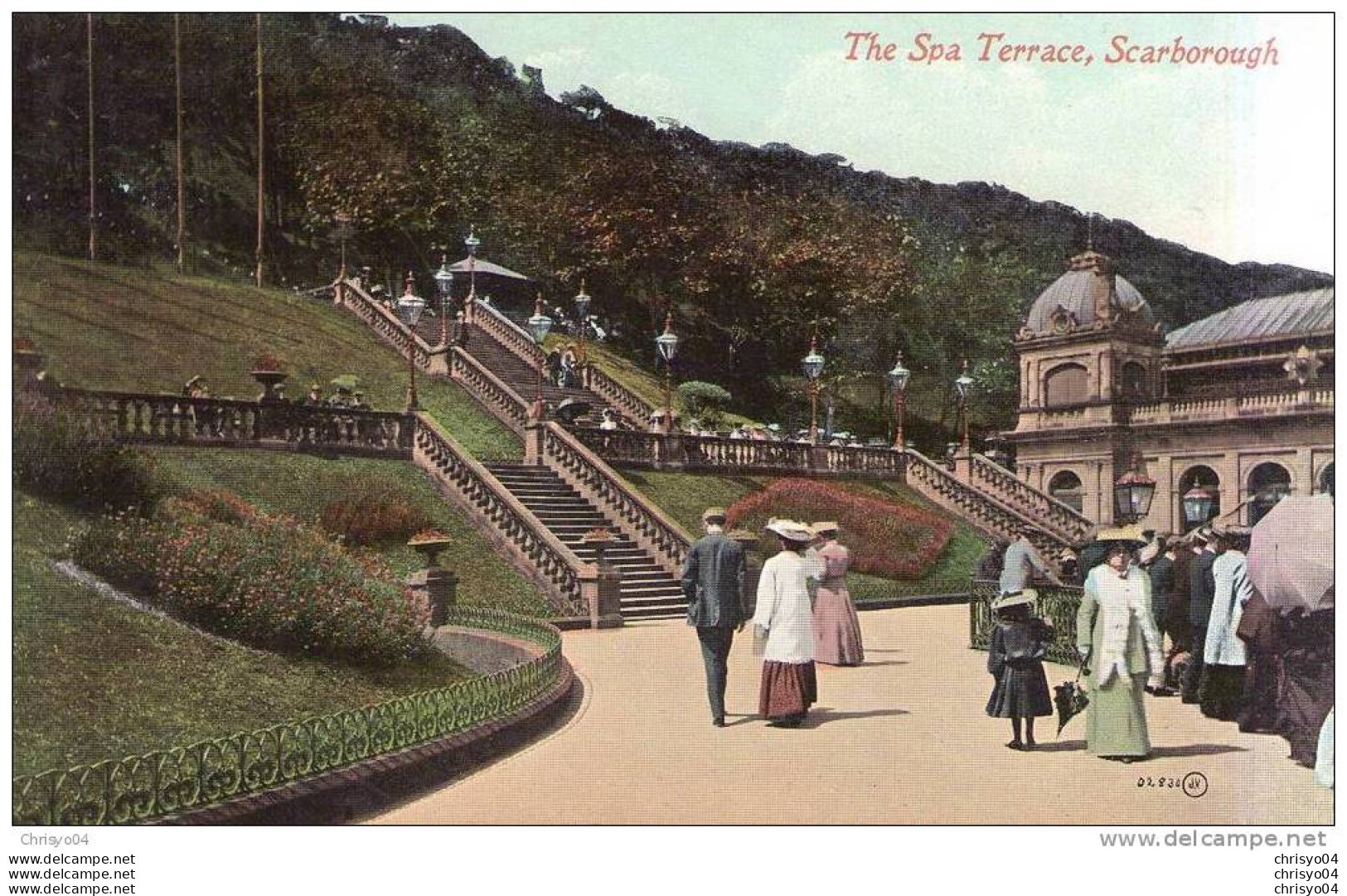 ANGLETERRE SCARBOROUGH THE SPA TERRACE ANIMEE - Scarborough