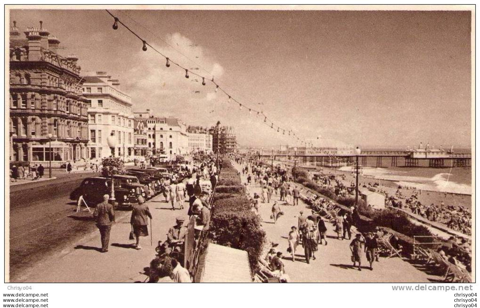 ANGLETERRE EASTBOURNE THE SEA FRONT AND PIER ANIMEE TACOTS - Eastbourne