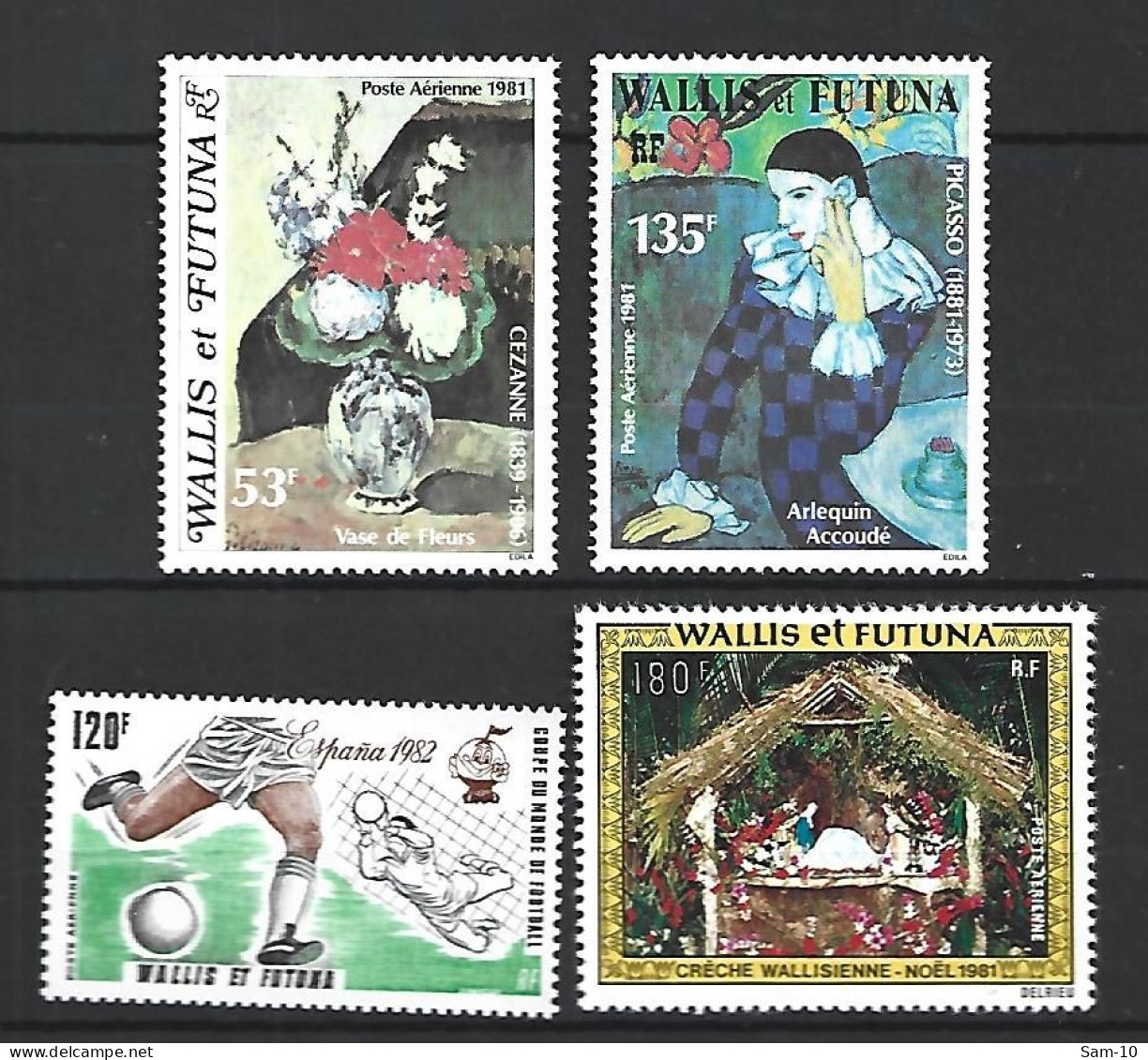 Timbre Wallis & Futuna Neuf *  P-a  N 110 / 113 - Unused Stamps
