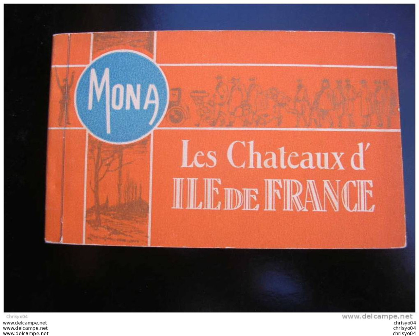 10vae  CARNET COMPLET DE 20 CPA CHATEAUX D'ILE DE FRANCE - Ile-de-France