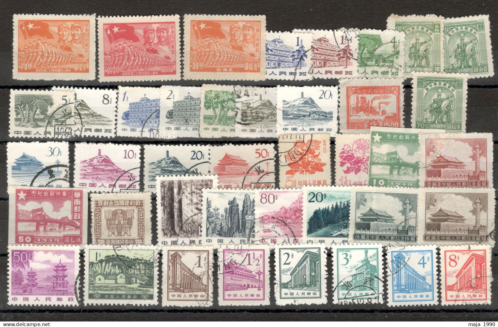 CHINA - LOT OF 80 USED/MH/MNG STAMPS  (7) - Used Stamps